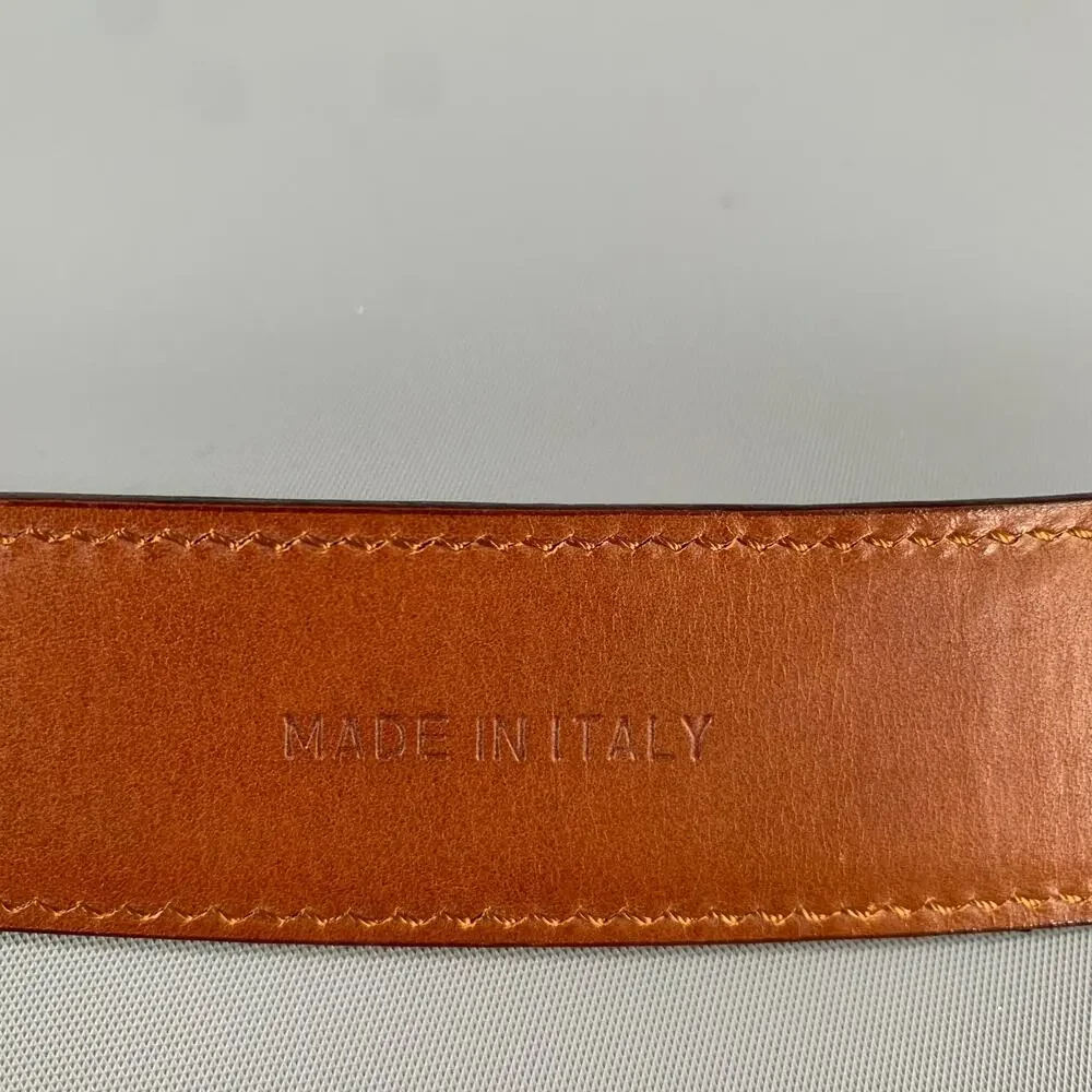 RALPH LAUREN Size 34 Brown Leather Belt